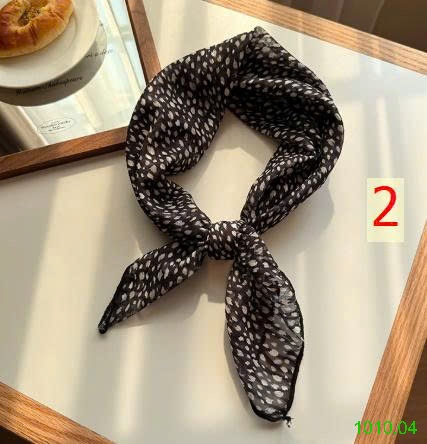 25HA1010.04 - SET 2KHĂN TƠ LỤA HỌA TIẾT