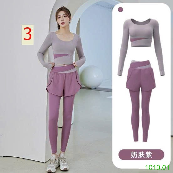 25HA1010.01 - SET BỘ YOGA DÀI TAY NỮ