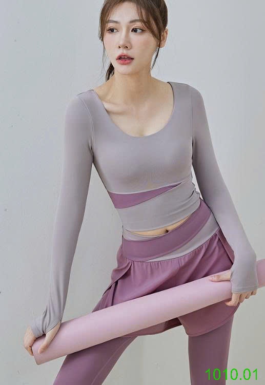 25HA1010.01 - SET BỘ YOGA DÀI TAY NỮ