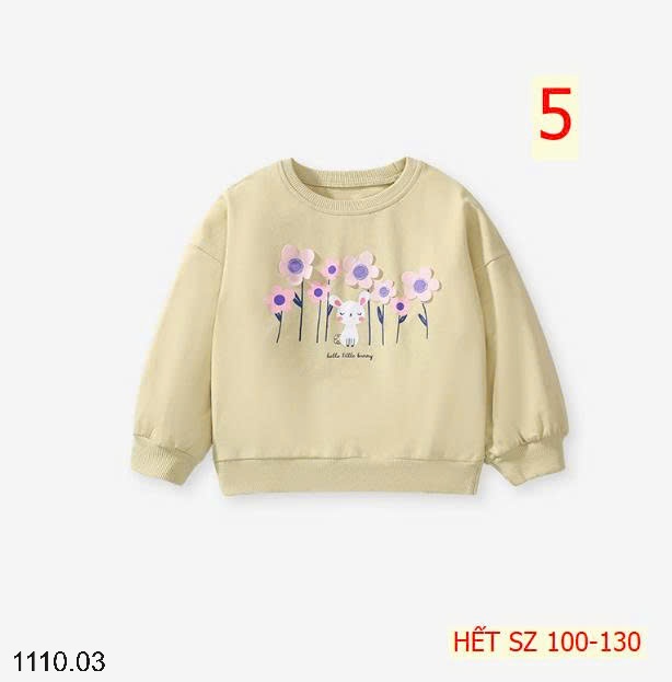 25HA1110.03 - ÁO NỈ LITTLE MAVEN BÉ GÁI