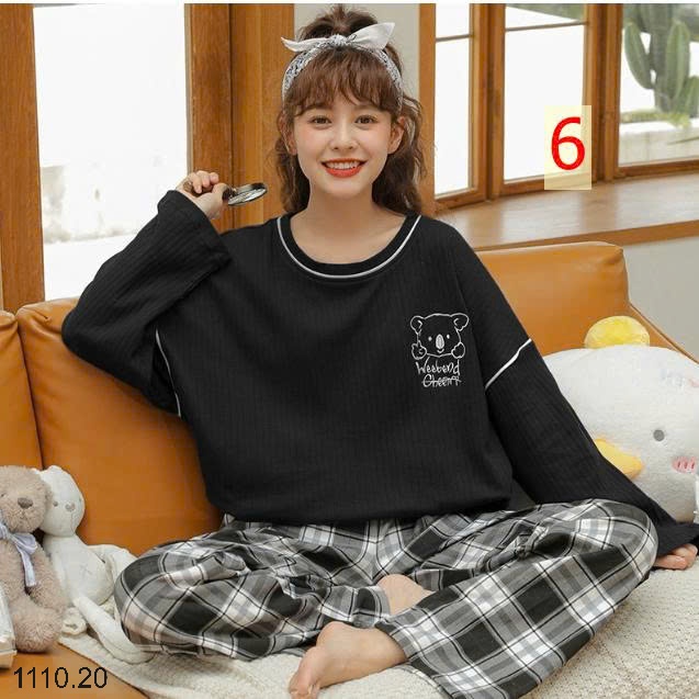 25HA1110.20 - BỘ MẶC NHÀ HOẠT HÌNH CHO NỮ