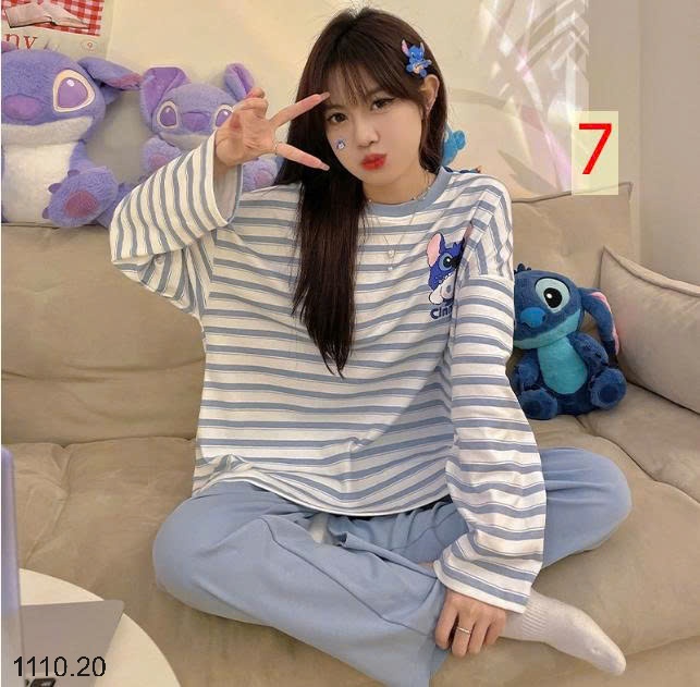 25HA1110.20 - BỘ MẶC NHÀ HOẠT HÌNH CHO NỮ