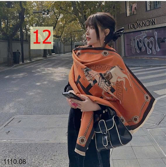 25HA1110.08 - KHĂN LEN HỌA TIẾT BẢN TO