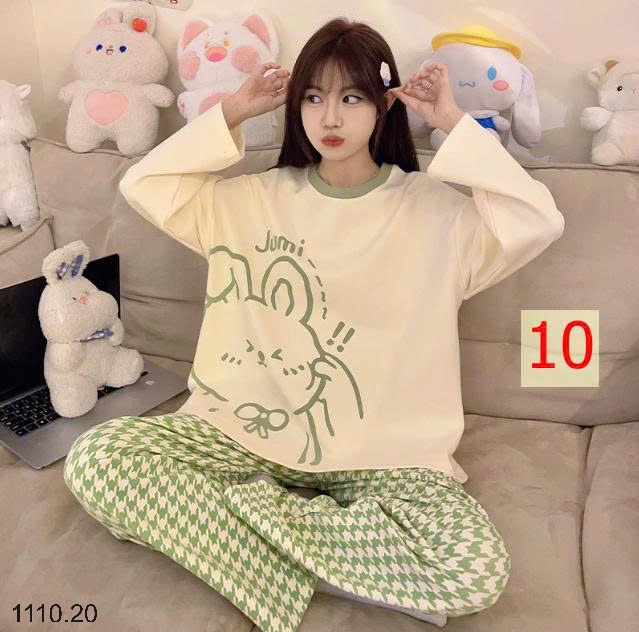 25HA1110.20 - BỘ MẶC NHÀ HOẠT HÌNH CHO NỮ