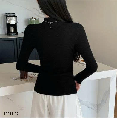 25HA1110.10 - ÁO LEN MỎNG GIỮ NHIỆT NỮ