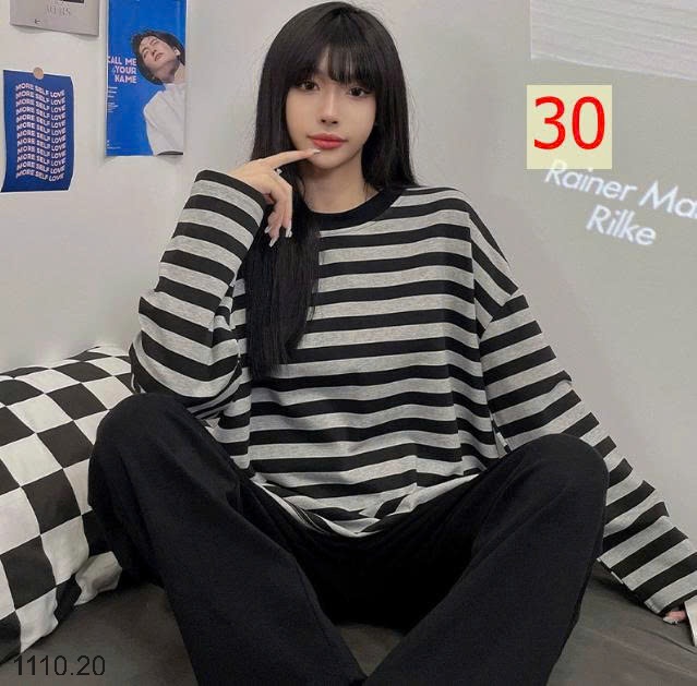25HA1110.20 - BỘ MẶC NHÀ HOẠT HÌNH CHO NỮ