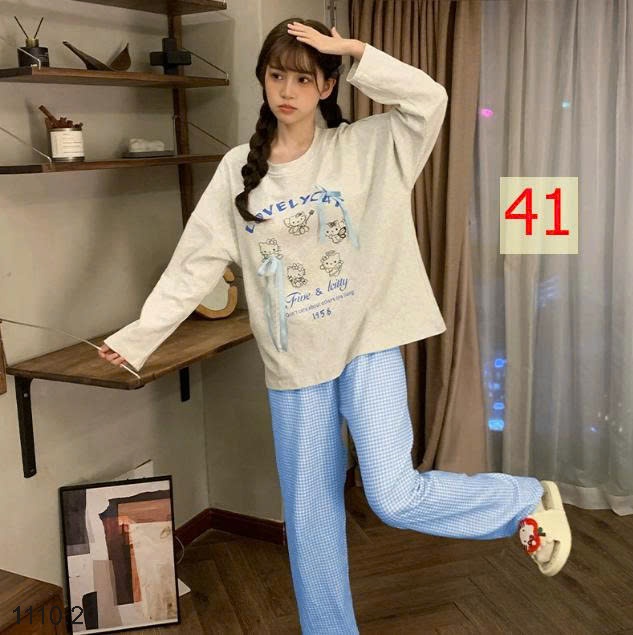 25HA1110.20 - BỘ MẶC NHÀ HOẠT HÌNH CHO NỮ
