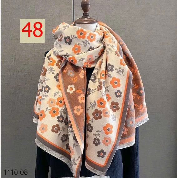 25HA1110.08 - KHĂN LEN HỌA TIẾT BẢN TO