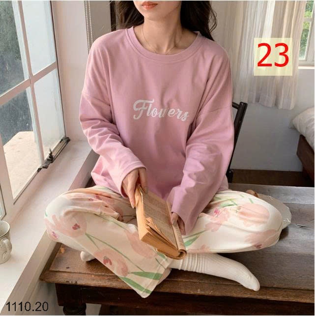 25HA1110.20 - BỘ MẶC NHÀ HOẠT HÌNH CHO NỮ