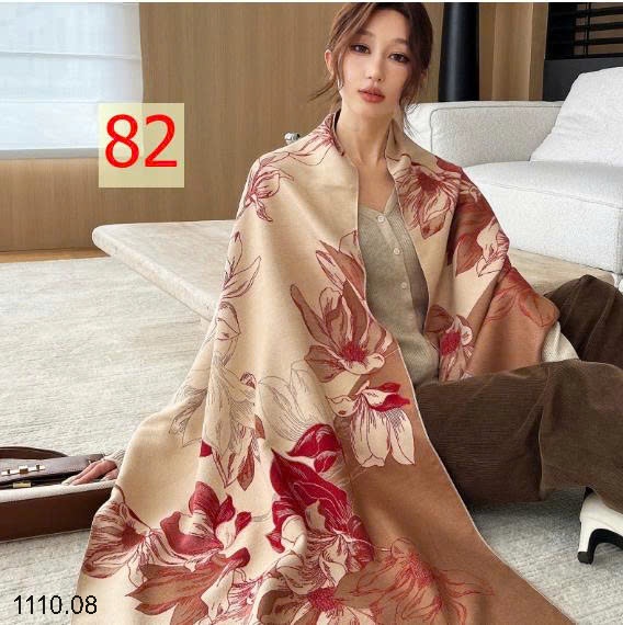25HA1110.08 - KHĂN LEN HỌA TIẾT BẢN TO