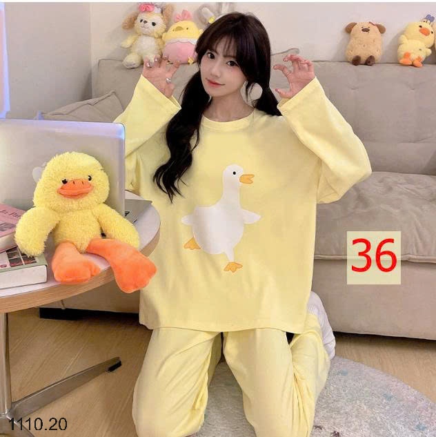 25HA1110.20 - BỘ MẶC NHÀ HOẠT HÌNH CHO NỮ