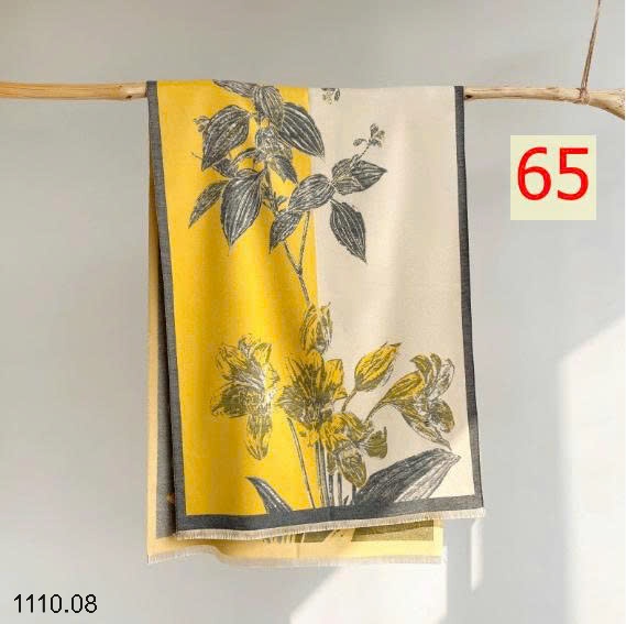 25HA1110.08 - KHĂN LEN HỌA TIẾT BẢN TO