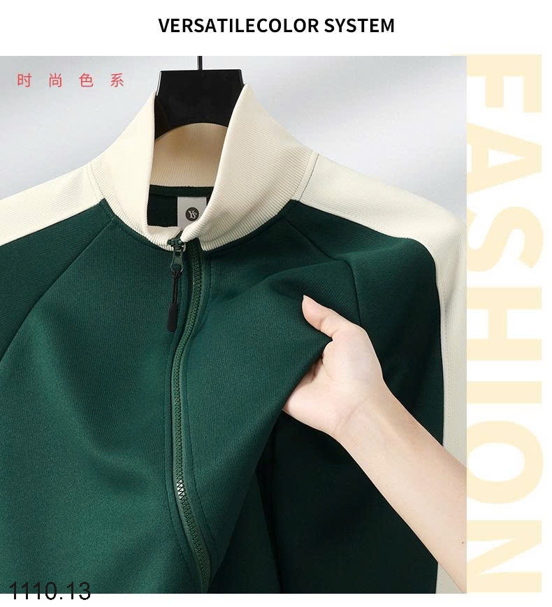 25HA1110.13 - ÁO NỈ CARDIGAN KÉO KHÓA NAM NỮ