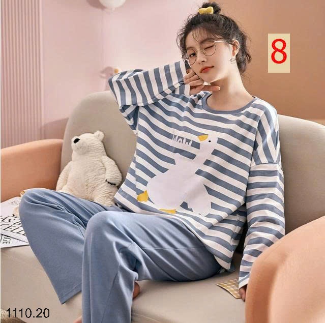 25HA1110.20 - BỘ MẶC NHÀ HOẠT HÌNH CHO NỮ