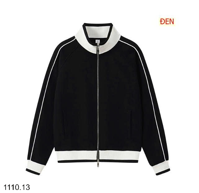 25HA1110.13 - ÁO NỈ CARDIGAN KÉO KHÓA NAM NỮ