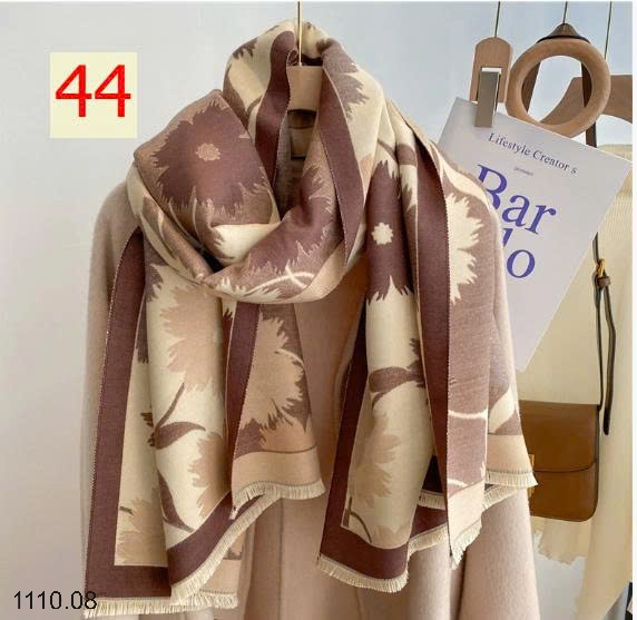 25HA1110.08 - KHĂN LEN HỌA TIẾT BẢN TO