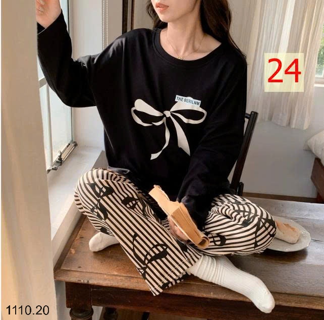 25HA1110.20 - BỘ MẶC NHÀ HOẠT HÌNH CHO NỮ