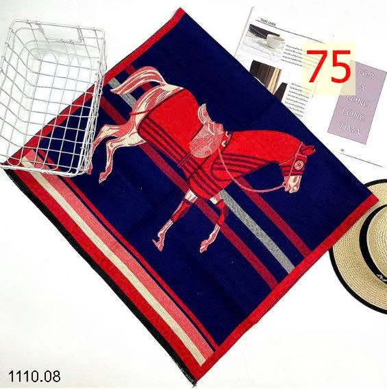 25HA1110.08 - KHĂN LEN HỌA TIẾT BẢN TO