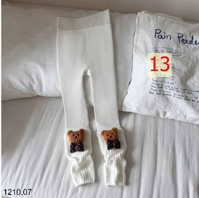 25HA1210.07 - QUẦN LEGGING LÓT LÔNG DÀY ẤM CHO BÉ YÊU