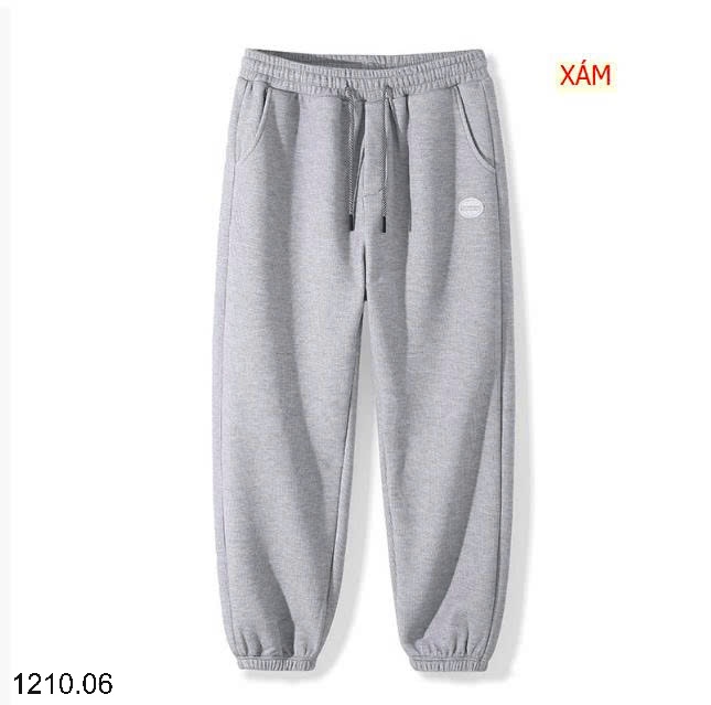 25HA1210.06 - QUẦN NỈ TỔ ONG BO ỐNG THỂ THAO NAM