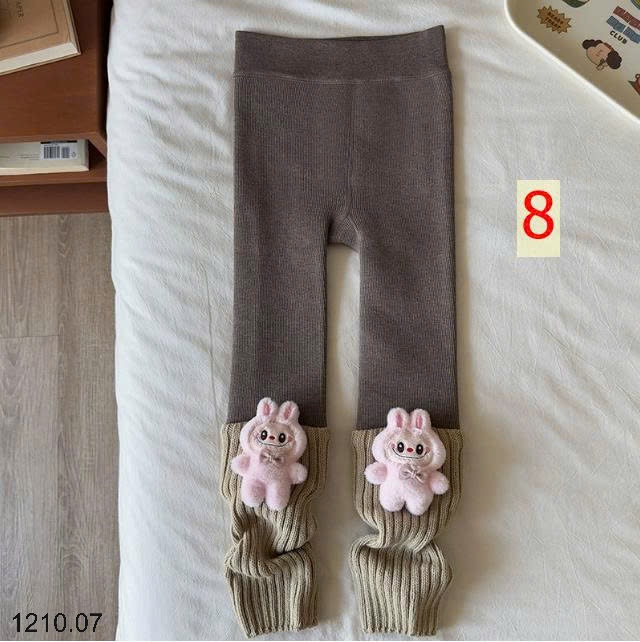 25HA1210.07 - QUẦN LEGGING LÓT LÔNG DÀY ẤM CHO BÉ YÊU