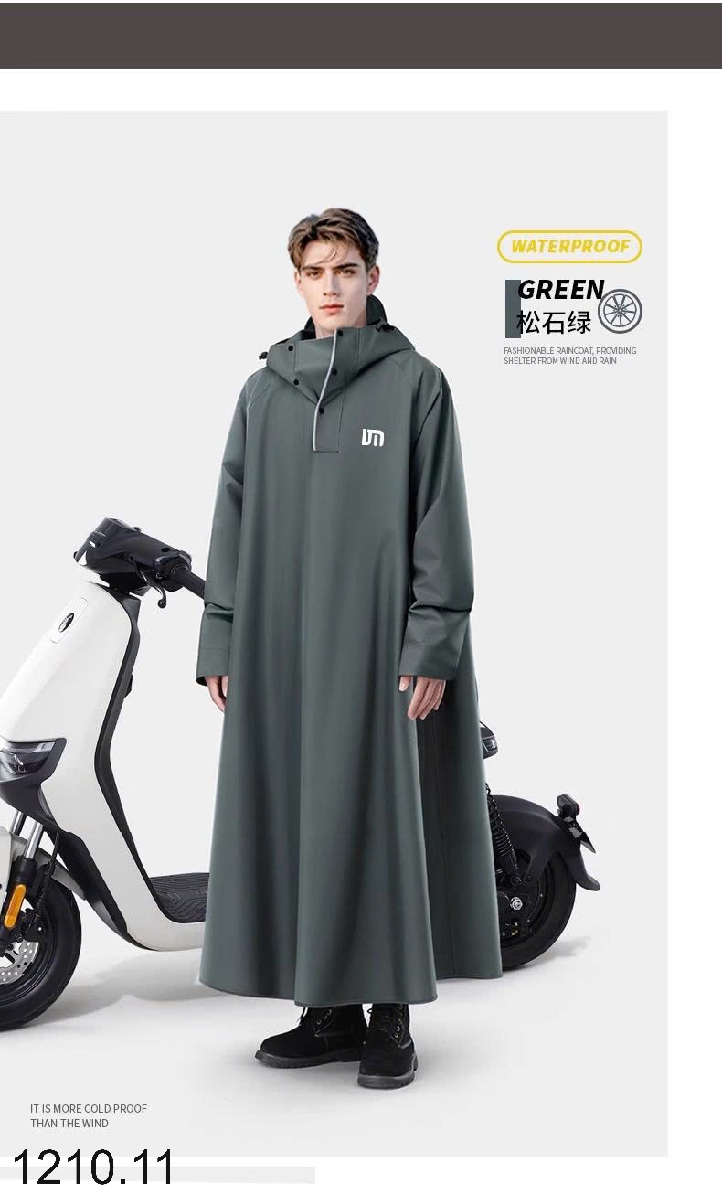 25HA1210.11 - ÁO MƯA WATERPROOF NAM NỮ