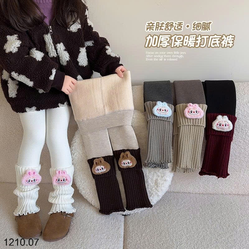 25HA1210.07 - QUẦN LEGGING LÓT LÔNG DÀY ẤM CHO BÉ YÊU