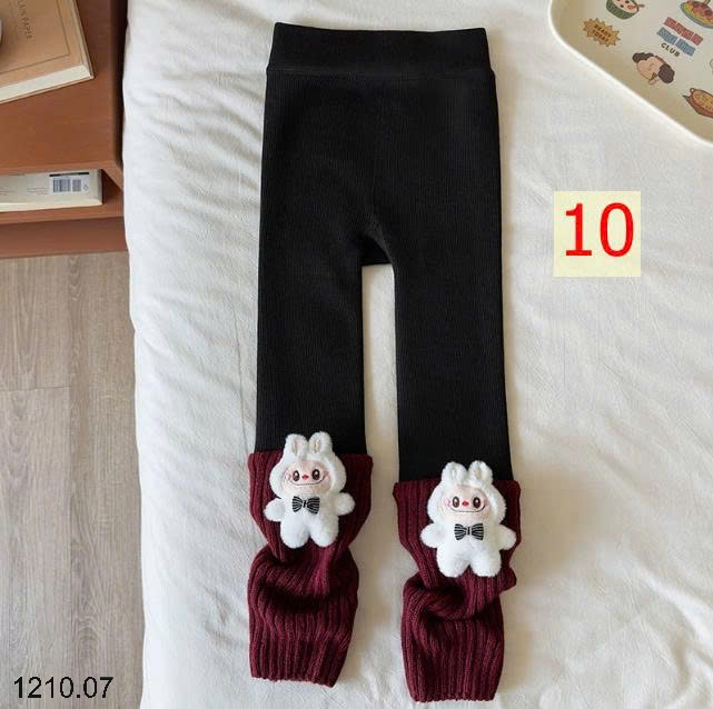 25HA1210.07 - QUẦN LEGGING LÓT LÔNG DÀY ẤM CHO BÉ YÊU