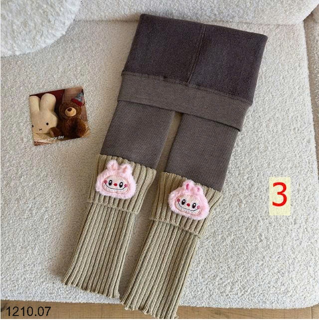 25HA1210.07 - QUẦN LEGGING LÓT LÔNG DÀY ẤM CHO BÉ YÊU