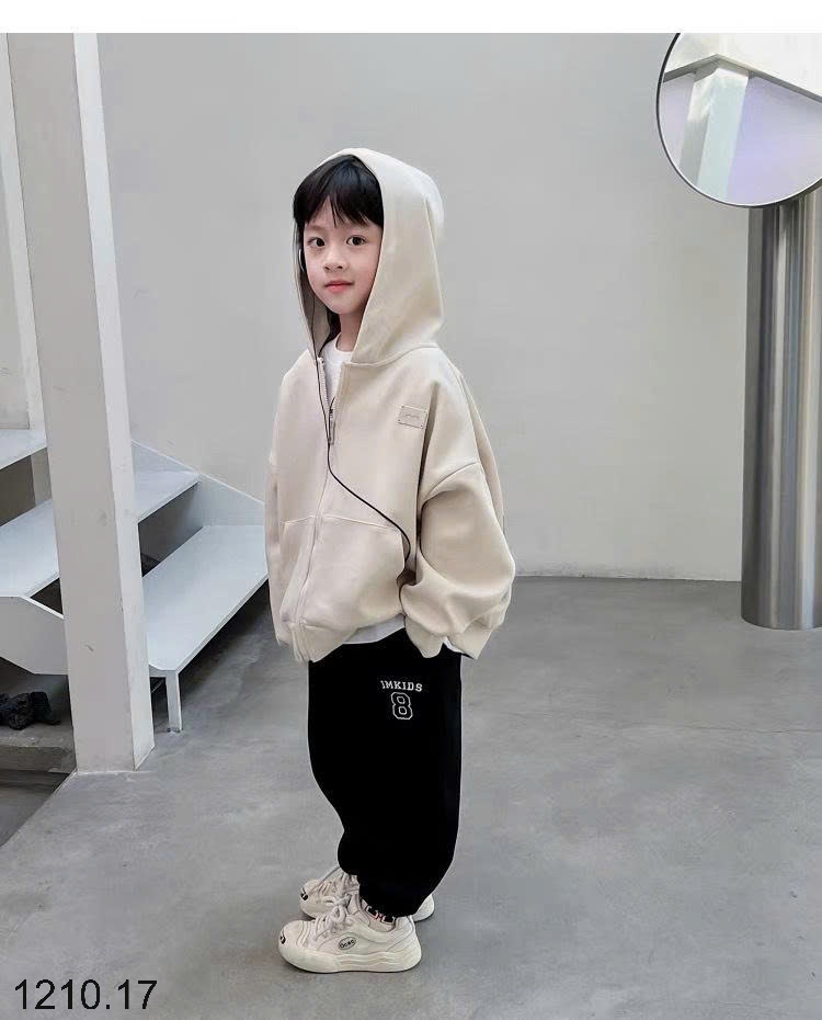 25HA1210.17 - ÁO KHOÁC MICKEY CHO BÉ TRAI CÓ MŨ TRÙM ĐẦU