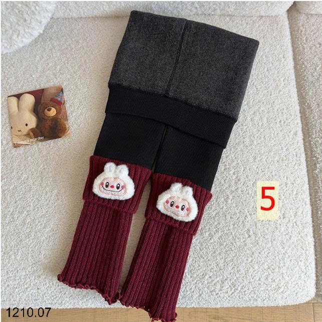25HA1210.07 - QUẦN LEGGING LÓT LÔNG DÀY ẤM CHO BÉ YÊU