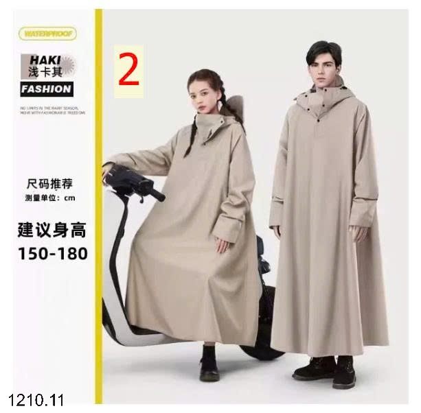 25HA1210.11 - ÁO MƯA WATERPROOF NAM NỮ