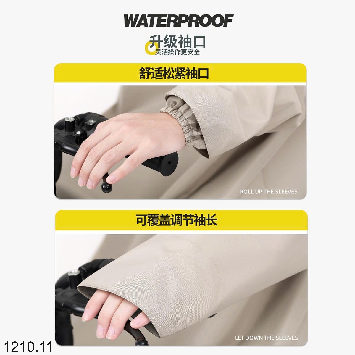 25HA1210.11 - ÁO MƯA WATERPROOF NAM NỮ