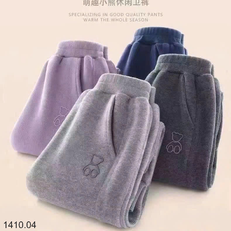 25HA1410.04 - QUẦN NỈ HÌNH GẤU SIZE ĐẠI CHO BÉ