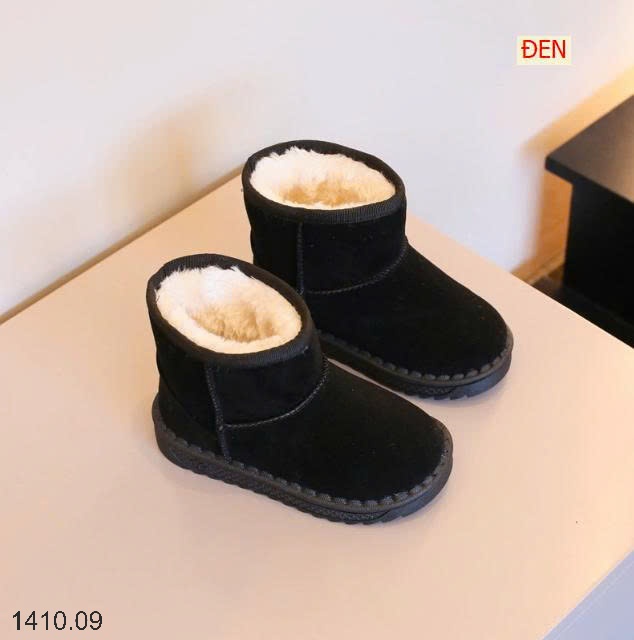25HA1410.09 - BỐT MARTIN DA LỘN BÁNH MÌ LÓT LÔNG CHO BÉ