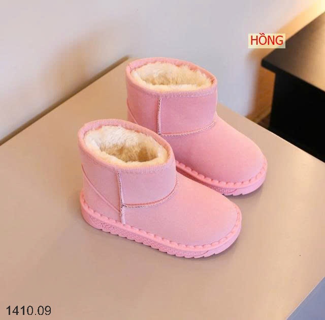 25HA1410.09 - BỐT MARTIN DA LỘN BÁNH MÌ LÓT LÔNG CHO BÉ