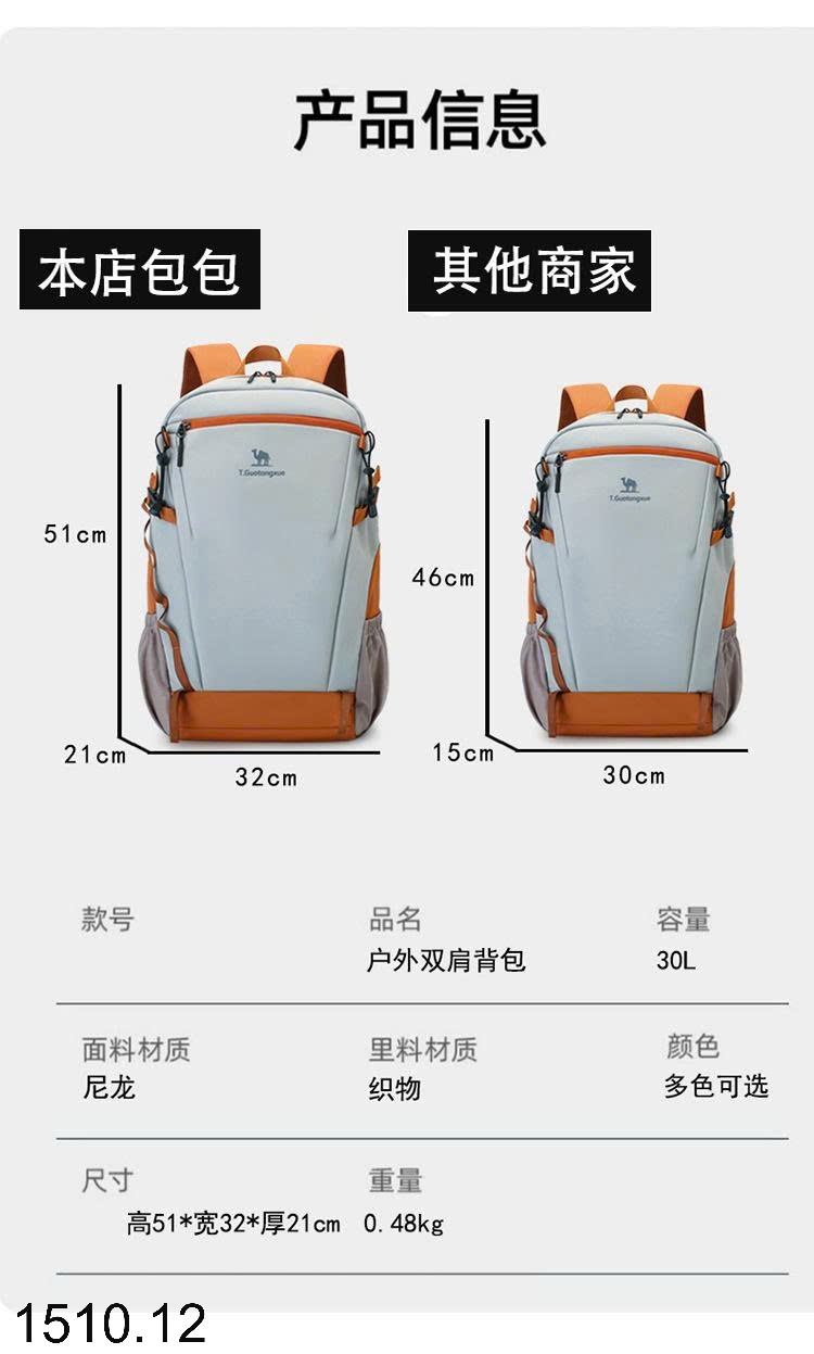 25HA1510.12 - BALO DU LỊCH CON LẠC ĐÀ