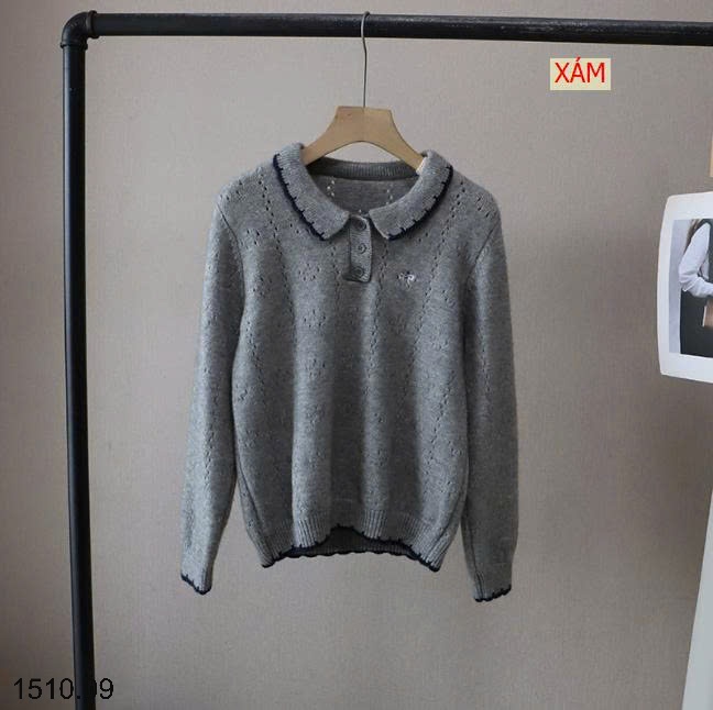 25HA1510.09 - ÁO LEN CỔ POLO