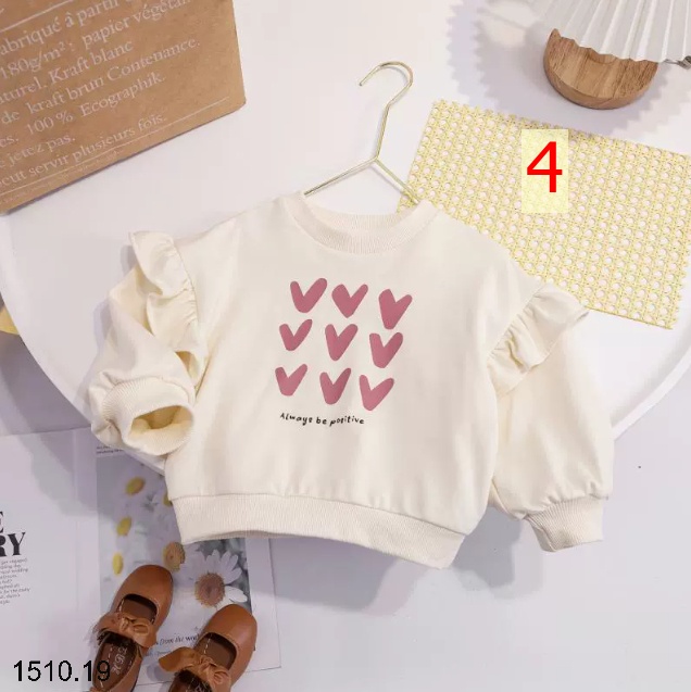 25HA1510.19 - ÁO NỈ BÉ GÁI SIÊU XINH