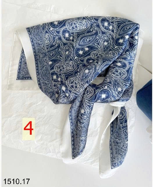 25HA1510.17 - COMBO 2 KHĂN LỤA QUÀNG CỔ TRỜI TRANG