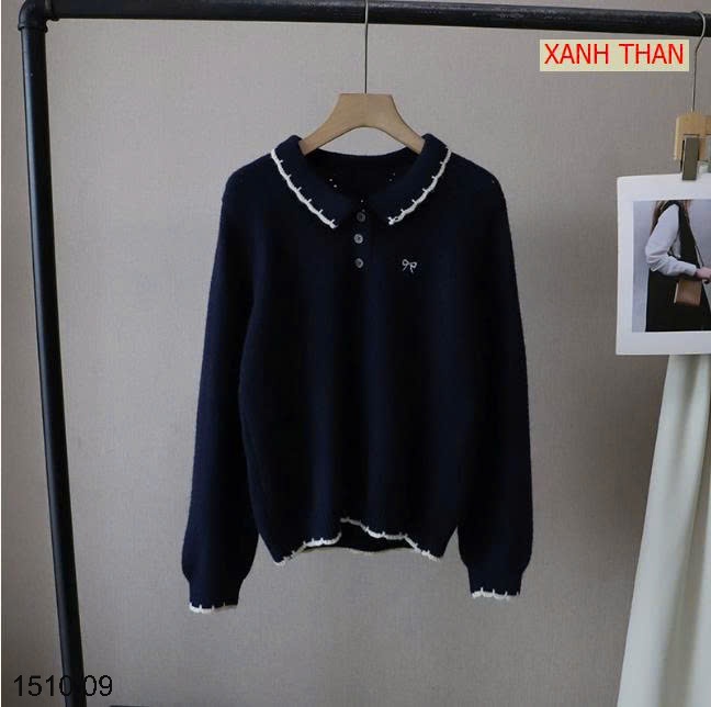 25HA1510.09 - ÁO LEN CỔ POLO