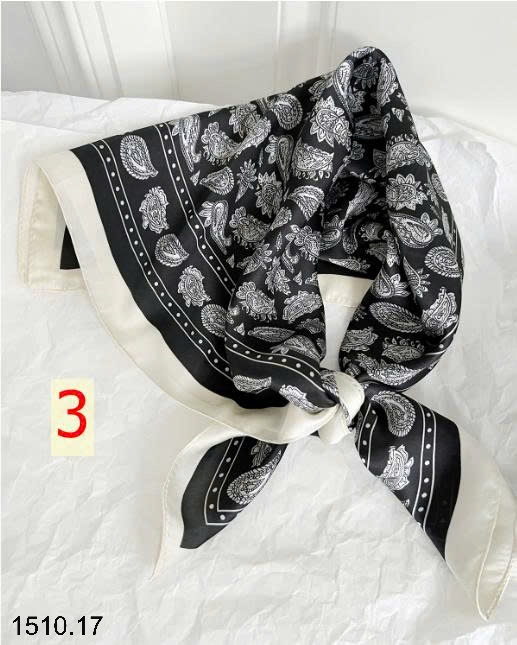 25HA1510.17 - COMBO 2 KHĂN LỤA QUÀNG CỔ TRỜI TRANG