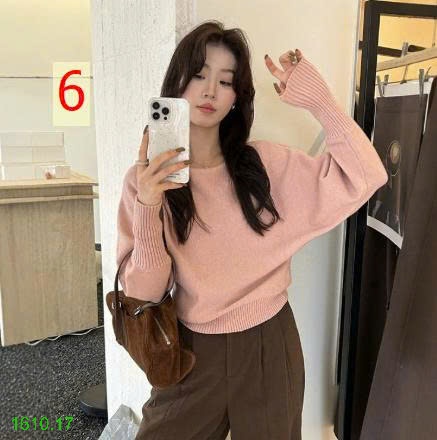 25HA1610.17 - ÁO LEN TRỄ VAI THỜI TRANG NỮ