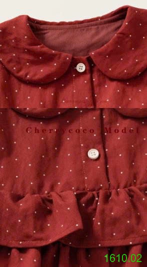 25HA1610.02 - SET VÁY 2 CHI TIẾT CHERRYCOCO QUẢNG CHÂU CAO CẤP