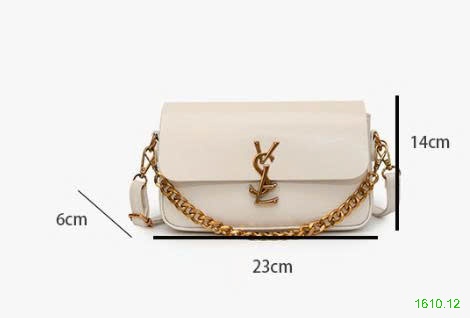 25HA1610.12 - TÚI XÁCH DÂY XÍCH ĐEO CHÉO YSL
