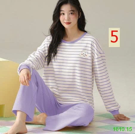 25HA1610.15 - BỘ NGỦ DÀI TAY HỌA TIẾT