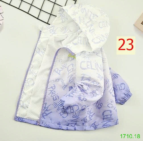 25HA1710.18 - ÁO KHOÁC GIÓ SZ ĐẠI BÉ GÁI