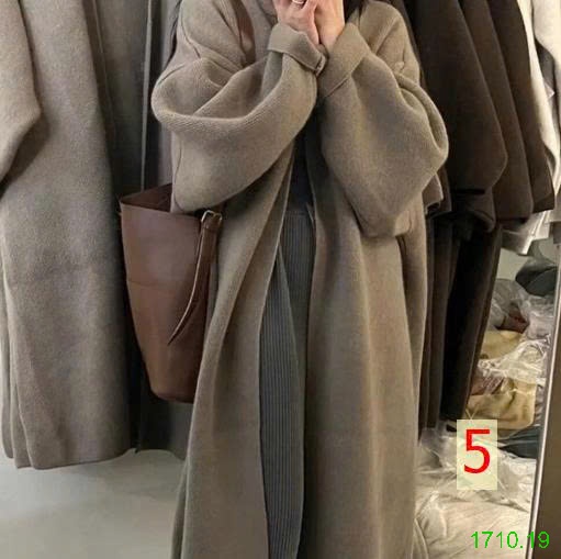 25HA1710.19 - ÁO KHOÁC LEN DÁNG DÀI