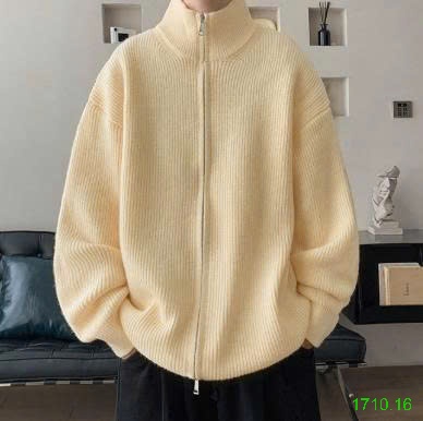25HA1710.16 - ÁO CARDIGAN LEN KÉO KHÓA CHO NAM