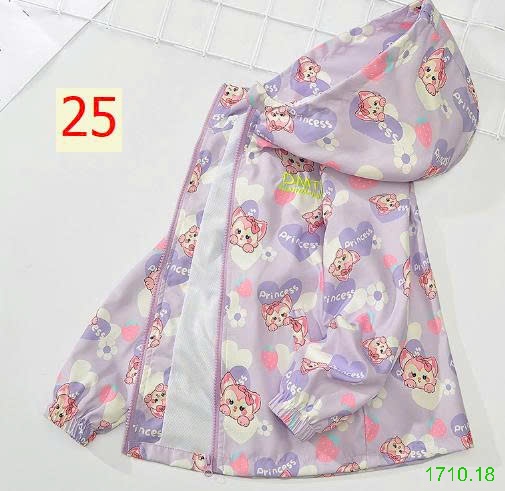25HA1710.18 - ÁO KHOÁC GIÓ SZ ĐẠI BÉ GÁI
